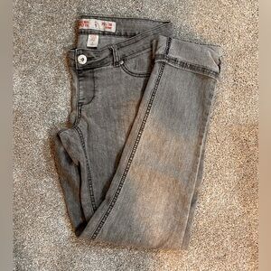 Mossimo Supply Co 2009 Pull-On Skinny Womens Mid-Rise Size 9 Md Wash Gray